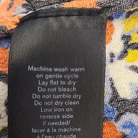 RAG & BONE Multicolored Floral Print Estell V-Neck Tank Slip Midi Dress Size S/P - Picture 9 of 13